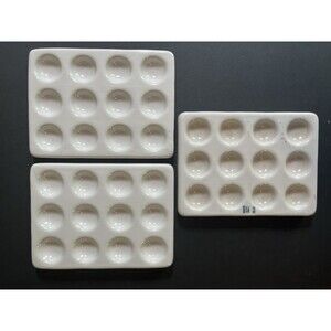 Coors Vintage Ceramic Spot Plates Chemical Testing and Scientific Experiments